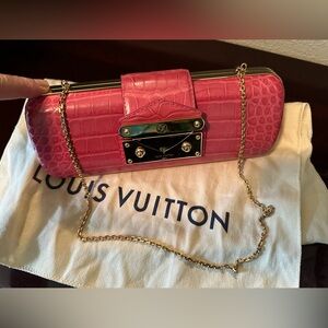 Louis Vuitton Crocodile Minaudiere Tresor Clutch